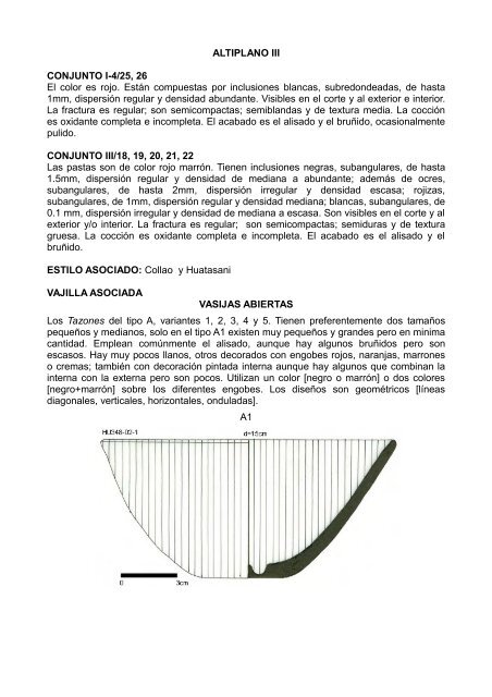 anÃ¡lisis de la ceramica del sector medio y bajo de la sub-cuenca del ...