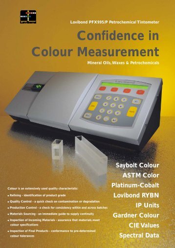 Confidence in Colour Measurement