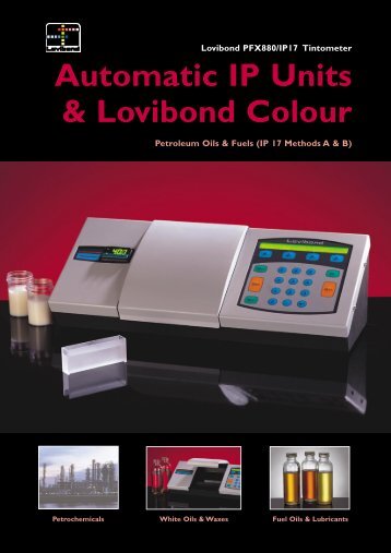 Automatic IP Units & Lovibond Colour