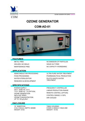 OZONE GENERATOR