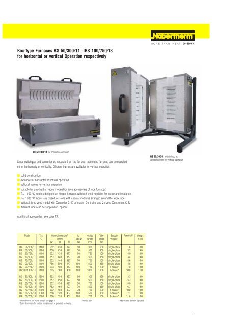 Nabertherm C510 engl - Ankersmid