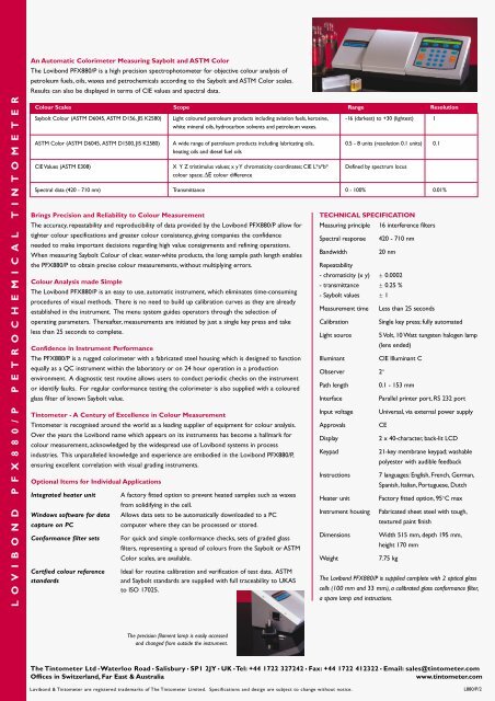 Astm D1500 Colour Chart