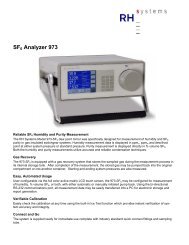 SF6 Analyzer 973 - Electro Rent Corporation