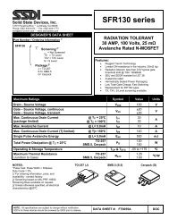 SFR130 series - Solid State Devices, Inc.