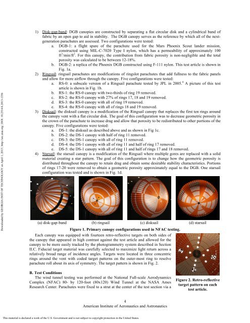 Aerodynamic Stability and Performance of Next-Generation ...