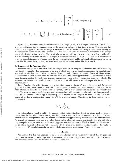 Aerodynamic Stability and Performance of Next-Generation ...