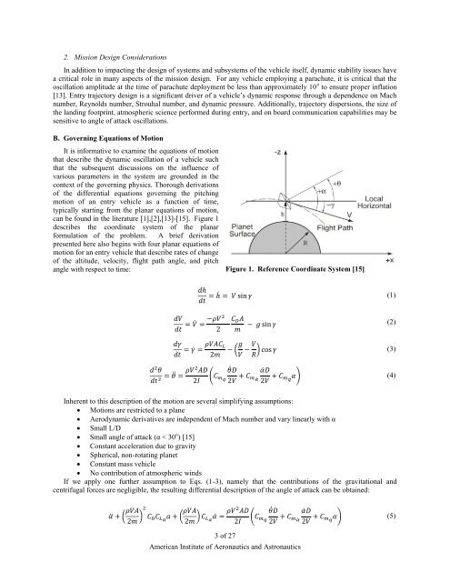 Survey of Blunt Body Dynamic Stability in Supersonic Flow