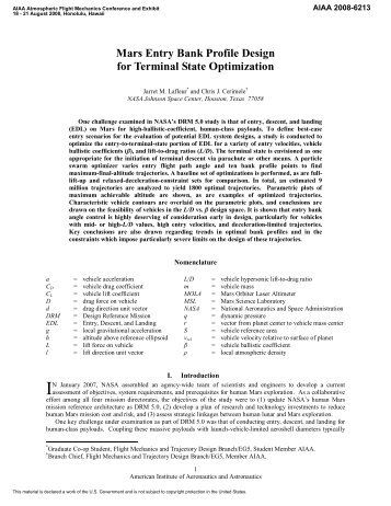 Mars Entry Bank Profile Design for Terminal State Optimization