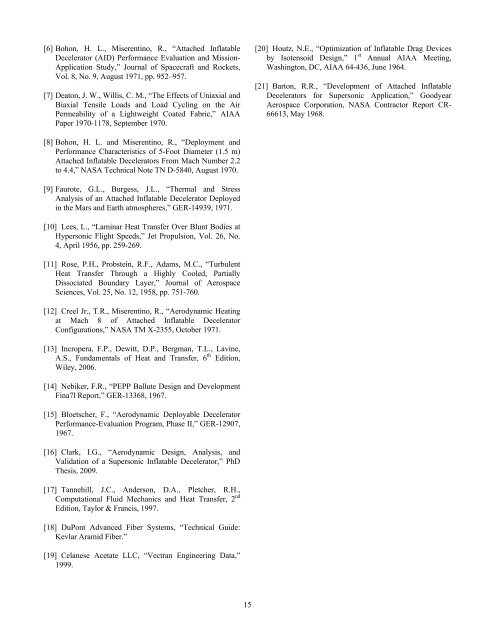 Thermal, Structural, and Inflation Modeling of an Isotensoid ...