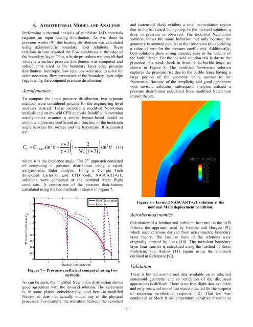 Thermal, Structural, and Inflation Modeling of an Isotensoid ...