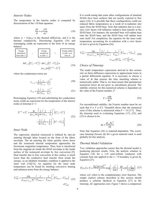 Thermal, Structural, and Inflation Modeling of an Isotensoid ...