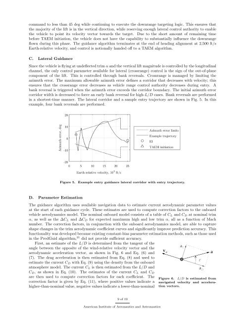 Variable Angle-of-Attack Profile Entry Guidance for a Crewed Lifting ...