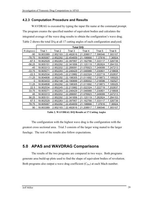 Investigation of Transonic Drag Computations in Aerodynamic ...