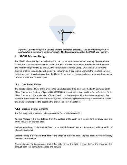 SPORE Mission Design - Georgia Tech SSDL - Georgia Institute of ...