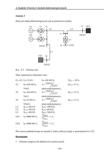 A. Kanicki: Zwarcia w sieciach elektroenergetycznych ... - ssdservice.pl