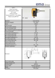 FL0011 Smart Flow Sensor Compact type for adaptor M12 socket ...