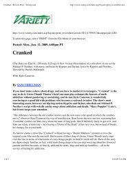 Cranked Press Kit - Kids' Entertainment