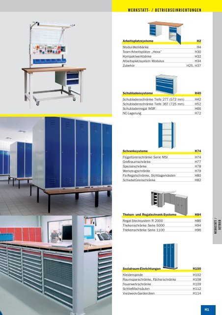 Werkstatt-/Betriebseinrichtungen - SSI-Schaefer
