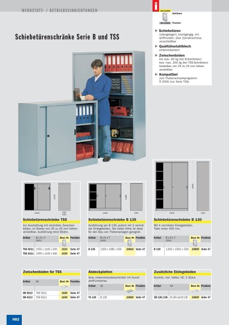 Werkstatt-/Betriebseinrichtungen - SSI-Schaefer