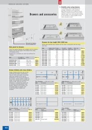 Drawers and accessories - SSI-Schaefer