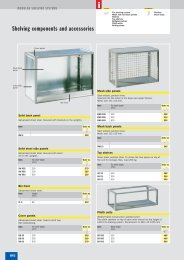 Shelving components and accessories - SSI-Schaefer