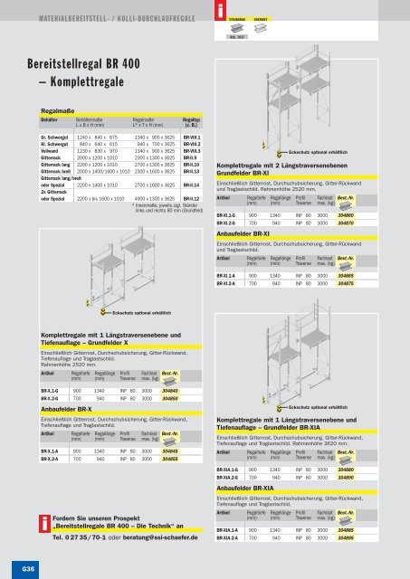 Kapitel G â Hauptkatalog 2010/1