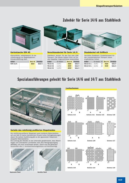 Lager-/Kommissionier-/TransportkÃ¤sten - SSI-Schaefer