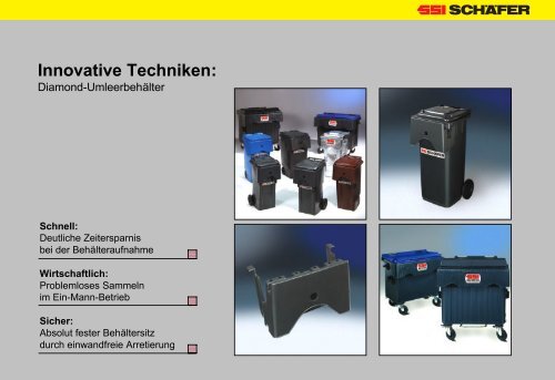 SSI SCHÃFER - Abfalltechnik und Recycling