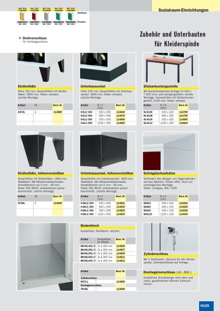 Kapitel H â Hauptkatalog 2010/1 - SSI SchÃ¤fer