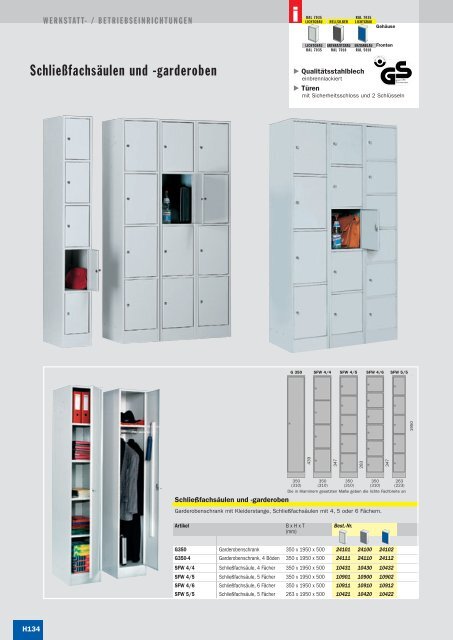 Kapitel H â Hauptkatalog 2010/1 - SSI SchÃ¤fer