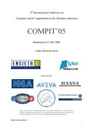 COMPIT 2005 in Hamburg - TUHH