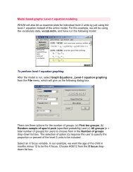 Plots for individual level-2 units using the - Scientific Software ...