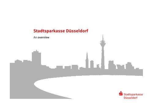 Sparkasse = Savings Bank! - Stadtsparkasse Düsseldorf