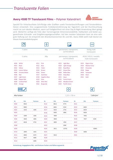 PPX Katalog Werbetechnik 2014/2015