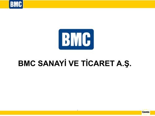 bmc sanayi ve ticaret a.Å. - Savunma Sanayii MÃ¼steÅarlÄ±ÄÄ±