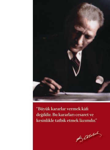 BÃ¼yÃ¼k kararlar vermek kÃ¢fi deÄildir. Bu kararlarÄ± cesaret ve kesinlikle ...