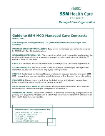 OCR Document - SSM Health Care St. Louis