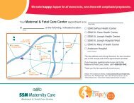 MFM Appointment Reminder - SSM Health Care St. Louis