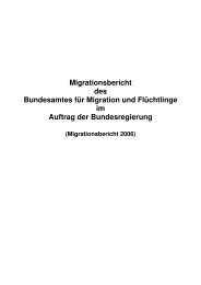 Migrationsbericht des Bundesamtes für Migration und ... - SSOAR