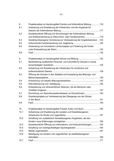 Möglichkeiten der verbesserten sozialen Inklusion