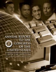 Annual Report to Congress for Fiscal Year 1999 (PDF) - Selective ...