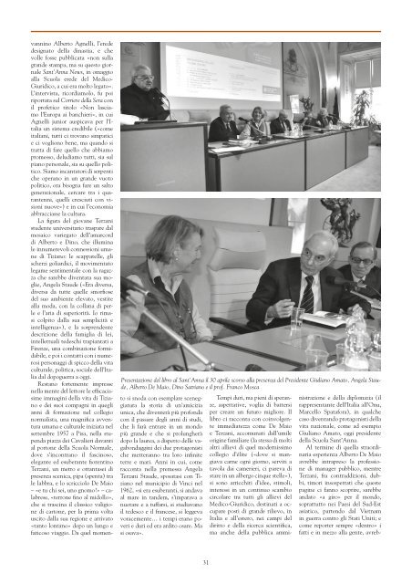 Sant'Anna news, numero 39 - Scuola Superiore Sant'Anna