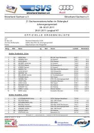Ergebnisliste Sachsenmeisterschaften LL ... - SSV Geyer eV