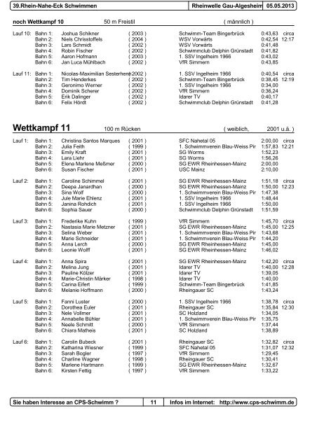 Meldeergebnis RNE 2013.pdf - Schwimm - Team BingerbrÃ¼ck