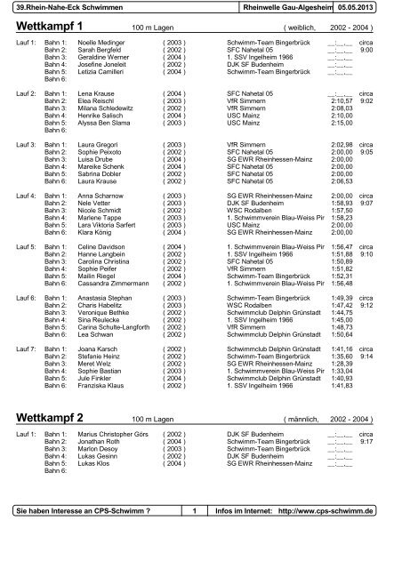 Meldeergebnis RNE 2013.pdf - Schwimm - Team BingerbrÃ¼ck