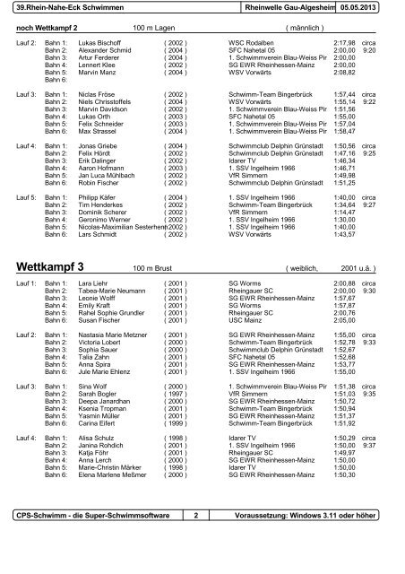 Meldeergebnis RNE 2013.pdf - Schwimm - Team BingerbrÃ¼ck