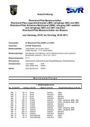 Ausschreibung Rheinland-Pfalz-Meisterschaften Rheinland ... - DSV