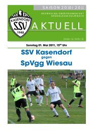 aktuell - SSV Kasendorf