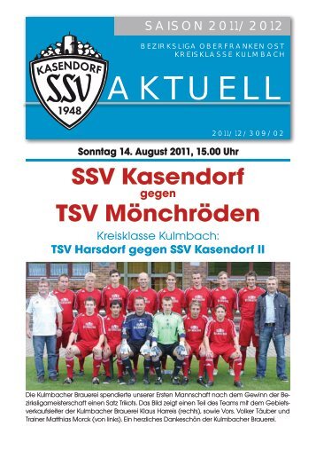 aktuell - SSV Kasendorf