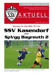 aktuell - SSV Kasendorf